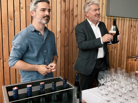 Weinverkostung leopold steuerberatung mit Chrisoph Polz